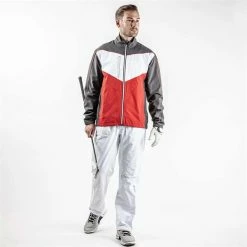 Galvin Green Gents Armstrong GORE-TEX Paclite® Jacket Iron Red - White (21) -Cheap Footwear Store P G1202GALVINGREENJACKETIRONREDWHITE21GENTS 4 L