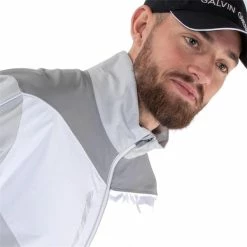 Galvin Green Gents Armstrong GORE-TEX Paclite Jacket Cool Grey - White - Sharkskin -Cheap Footwear Store P G1202GGGENTSARMSTRONGGTXPACLITEJKTGREYWHITESHARK 3 L