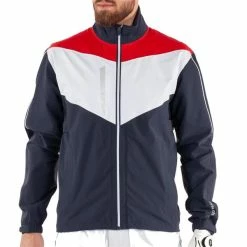 Galvin Green Gents Armstrong GORE-TEX Paclite Jacket Navy - White - Red -Cheap Footwear Store P G1202GGGENTSARMSTRONGGTXPACLITEJKTNAVYWHITERED 2 L