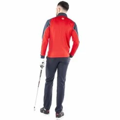 Galvin Green Gents Daxton ½ Zip Insula Top Red - Navy - White (02) -Cheap Footwear Store P G1242GALVINGREENTOPREDNAVYWHITE02GENTS 5 L