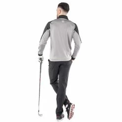 Galvin Green Gents Daxton ½ Zip Insula Top Sharkskin - Black - White (70) -Cheap Footwear Store P G1242GALVINGREENTOPSHARKSKINBLACKWHITE70GENTS 5 L