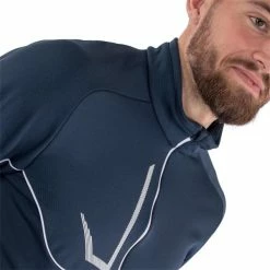 Galvin Green Gents Daxton ½ Zip Insula Top Navy - Ensign Blue - White -Cheap Footwear Store P G1242GGGENTSDAXTONHALFZIPINSULATOPNAVYENBLUEWHT 3 L