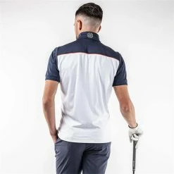 Galvin Green Gents Davon Insula Vest White - Navy - Orange (15) -Cheap Footwear Store P G1244GALVINGREENVESTWHITENAVYORANGEGENTS 3 L