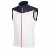 Galvin Green Gents Davon Insula Vest White - Navy - Orange (15)