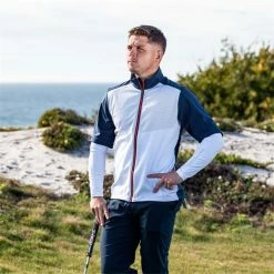 Galvin Green Gents Livingston Short Sleeve Jacket White - Navy - Orange (13) -Cheap Footwear Store P G1320GALVINGREENJACKETWHITENAVYORANGE13GENTS 2 L