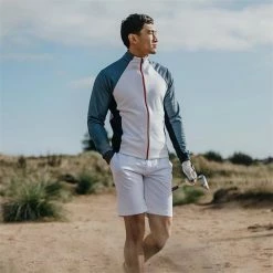 Galvin Green Gents Donald Insula Jacket White - Navy - Orange (13) -Cheap Footwear Store P G1345GALVINGREENJACKETWHITENAVYORANGE13GENTS 2 L