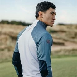 Galvin Green Gents Donald Insula Jacket White - Navy - Orange (13) -Cheap Footwear Store P G1345GALVINGREENJACKETWHITENAVYORANGE13GENTS 4 L