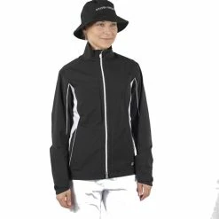 Galvin Green Ladies Aila Paclite Jacket Black - White -Cheap Footwear Store P G2103GGLADIESAILAPACLITEJKTBLACKWHITE 1 L