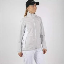 Galvin Green Ladies Aila Paclite Jacket Cool Grey - White -Cheap Footwear Store P G2103GGLADIESAILAPLJKTCOOLGREYWHITE 1 L