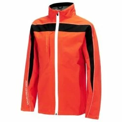 Galvin Green Junior Reed GORE-TEX Paclite® Jacket Spicy Orange - Black