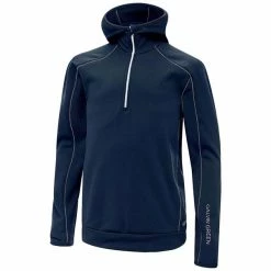 Galvin Green Junior - Boys Rob Insula ½ Zip Top Midnight Blue - White (31)