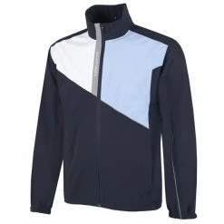 Galvin Green Gents Apollo GORE-TEX Paclite Jacket Navy - White - Bluebell