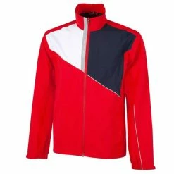 Galvin Green Gents Apollo GORE-TEX Paclite Jacket Red - White - Navy Cool
