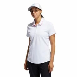 ADIDAS Ladies Equipment Primegreen Polo Shirt White -Cheap Footwear Store P GL6808ADIDASSHIRTWHITELADIES 2 L