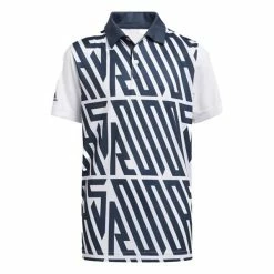 ADIDAS Junior - Boys Printed Polo Shirt Crew Navy