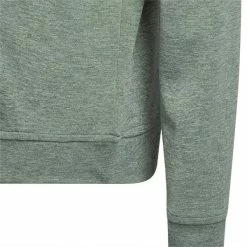 ADIDAS Junior - Boys ¼ Zip Heather Pullover Green Oxide - Mel -Cheap Footwear Store P GM5044ADIDASPULLOVERGREENBOYS 5 L