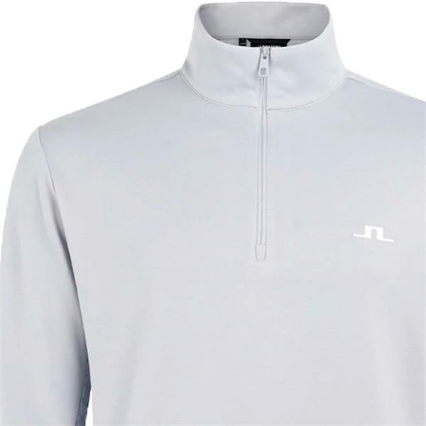 J.Lindeberg Gents Emanuel Mid Layer Top Grey Bridge Monogram 4 J.Lindeberg Gents Emanuel Mid Layer Top Grey Bridge Monogram - Image 2