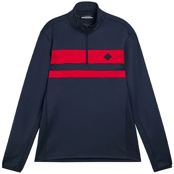 J.Lindeberg Gents Bran Mid Layer Barbados Cherry 3 J.Lindeberg Gents Bran Mid Layer Barbados Cherry