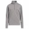 ADIDAS Junior - Boys Heather ¼ Zip Sweatshirt Grey Three - Melange