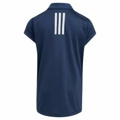 ADIDAS Junior - Girls Performance Primegreen Polo Shirt Crew Navy -Cheap Footwear Store P GQ2449ADIDASSHIRTCREWNAVYGIRLS 1 L