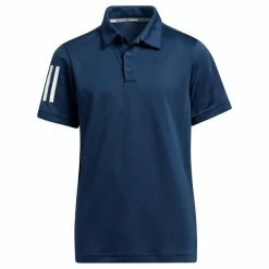 ADIDAS Junior - Boys 3-Stripe Polo Shirt Crew Navy