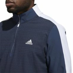 ADIDAS Gents Primegreen Printed ¼ Zip Top Navy - Black -Cheap Footwear Store P GR3085ADIGENTSPRIMEPRINTZIPTOPNAVYBLACK 4 L