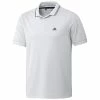 ADIDAS Gents Go-To Primegreen Pique Polo Shirt White -Cheap Footwear Store P GS9475ADIDASSHIRTWHITEGENTS L