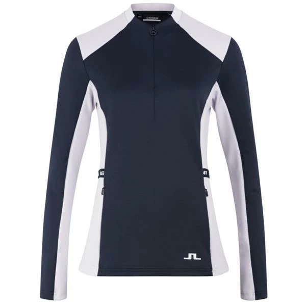 J.Lindeberg Ladies Beth Mid Layer Top Navy 3 J.Lindeberg Ladies Beth Mid Layer Top Navy