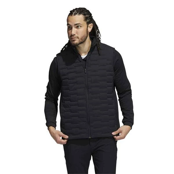 ADIDAS Gents Frost Guard Full-Zip Padded Vest Black 4 ADIDAS Gents Frost Guard Full-Zip Padded Vest Black - Image 2