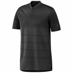ADIDAS Gents Statement Seamless Primeknit Polo Shirt Carbon - Black