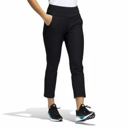 ADIDAS Ladies Pull-On Ankle Pants Black -Cheap Footwear Store P HA3408ADIDASPANTSBLACKLADIES 3 L