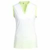 ADIDAS Ladies Gradient Sleeveless Polo Shirt Pulse Lime 1 ADIDAS Ladies Gradient Sleeveless Polo Shirt Pulse Lime -Cheap Footwear Store P HA3472ADIDASSHIRTPULSELIMELADIES L