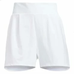 ADIDAS Ladies Go-To Pleated Shorts White
