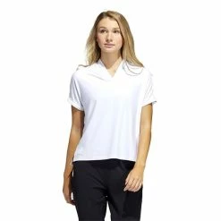 ADIDAS Ladies Go-To Polo Shirt White 9 ADIDAS Ladies Go-To Polo Shirt White -Cheap Footwear Store P HA3502ADIDASSHIRTWHITELADIES 1 L