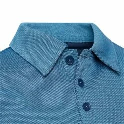ADIDAS Junior - Boys Pique Polo Shirt Blue Rush -Cheap Footwear Store P HA4977ADIDASSHIRTBLUERUSHBOYS 2 L