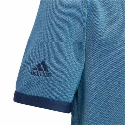 ADIDAS Junior - Boys Pique Polo Shirt Blue Rush -Cheap Footwear Store P HA4977ADIDASSHIRTBLUERUSHBOYS 3 L