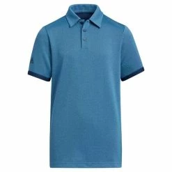 ADIDAS Junior - Boys Pique Polo Shirt Blue Rush