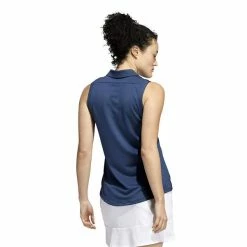 ADIDAS Ladies Primeblue Sleeveless Polo Shirt Crew Navy 10 ADIDAS Ladies Primeblue Sleeveless Polo Shirt Crew Navy -Cheap Footwear Store P HA6446ADIDASSHIRTCREWNAVYLADIES 2 L