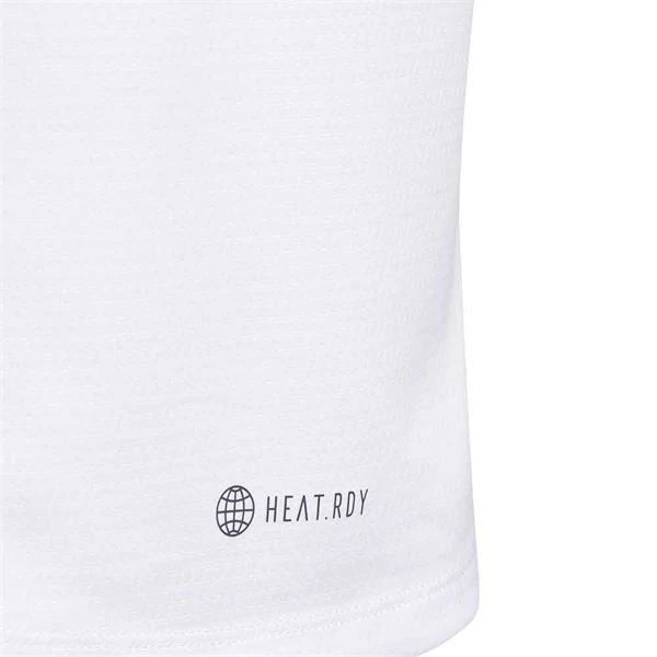 ADIDAS Junior - Girls Primeblue Heat.Rdy Polo Shirt Black 7 ADIDAS Junior - Girls Primeblue Heat.Rdy Polo Shirt Black - Image 5