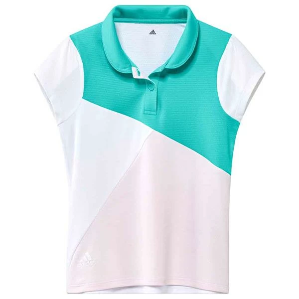 ADIDAS Junior - Girls Primeblue Heat.Rdy Polo Shirt Semi Mint Rush 8 ADIDAS Junior - Girls Primeblue Heat.Rdy Polo Shirt Semi Mint Rush - Image 6