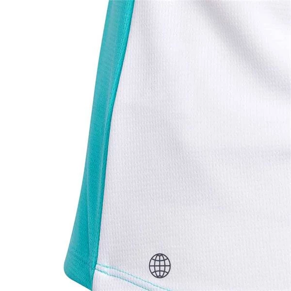 ADIDAS Junior - Girls Colorblock Polo Shirt Semi Mint Rush 7 ADIDAS Junior - Girls Colorblock Polo Shirt Semi Mint Rush - Image 5