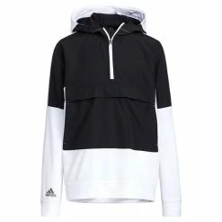 ADIDAS Junior - Boys Anorak Pullover Black