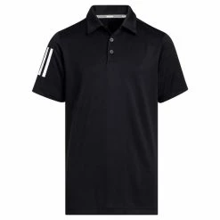 ADIDAS Junior - Boys 3-Stripe Polo Shirt Black