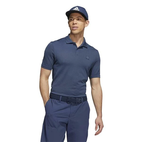 ADIDAS Gents Go-To Seamless Polo Shirt Crew Navy 4 ADIDAS Gents Go-To Seamless Polo Shirt Crew Navy - Image 2