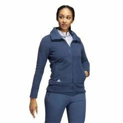 ADIDAS Ladies Polar Fleece Jacket Crew Navy -Cheap Footwear Store P HG6989ADIDASJACKETCREWNAVYLADIES 3 L