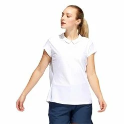 ADIDAS Ladies Sport Performance Jacquard Polo Shirt White 10 ADIDAS Ladies Sport Performance Jacquard Polo Shirt White -Cheap Footwear Store P HG8383ADIDASSHIRTWHITELADIES 2 L