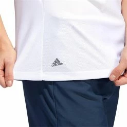 ADIDAS Ladies Sport Performance Jacquard Polo Shirt White 12 ADIDAS Ladies Sport Performance Jacquard Polo Shirt White -Cheap Footwear Store P HG8383ADIDASSHIRTWHITELADIES 4 L