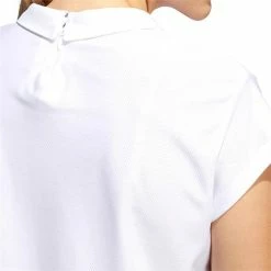 ADIDAS Ladies Sport Performance Jacquard Polo Shirt White 13 ADIDAS Ladies Sport Performance Jacquard Polo Shirt White -Cheap Footwear Store P HG8383ADIDASSHIRTWHITELADIES 5 L