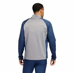 ADIDAS Gents Color Block ¼ Zip Pullover Grey Three - Crew Navy -Cheap Footwear Store P HG8831ADIDASPULLOVERGREYTHREECREWNAVYGENTS 2 L