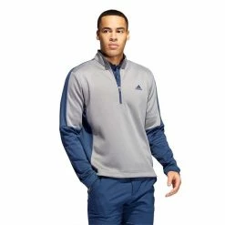 ADIDAS Gents Color Block ¼ Zip Pullover Grey Three - Crew Navy -Cheap Footwear Store P HG8831ADIDASPULLOVERGREYTHREECREWNAVYGENTS 3 L
